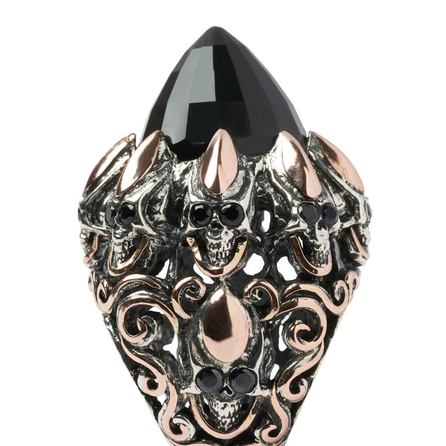  ALIEN VORTEX Ring | Intricate Skull Design | KD2024 LSD