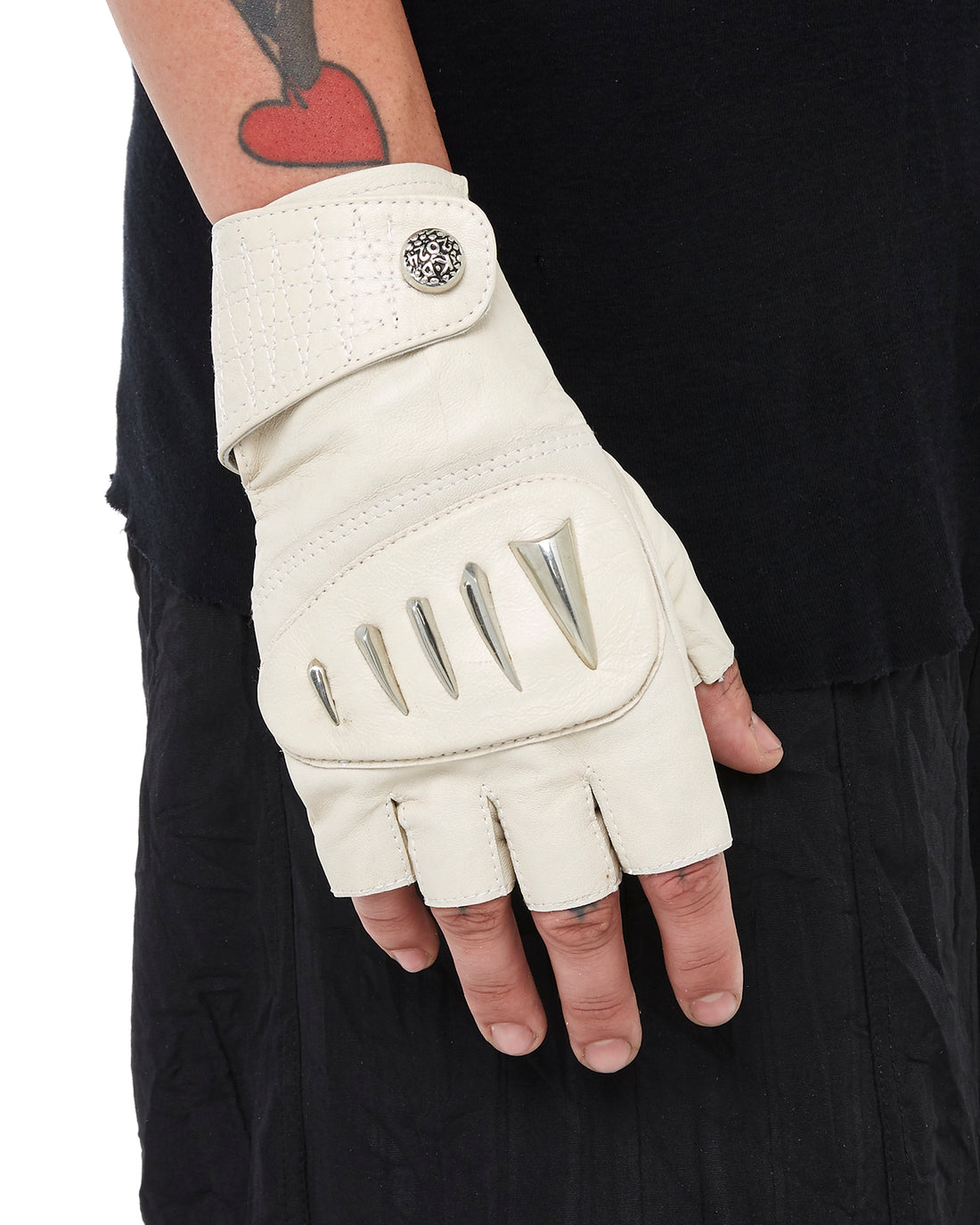 FLARE Short Assault Gloves | Noir Leather Design | KD2024 LSD