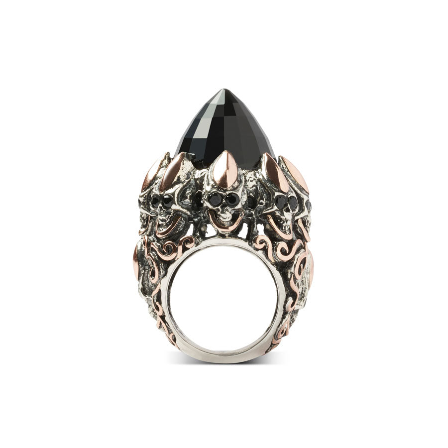  ALIEN VORTEX Ring | Intricate Skull Design | KD2024 LSD