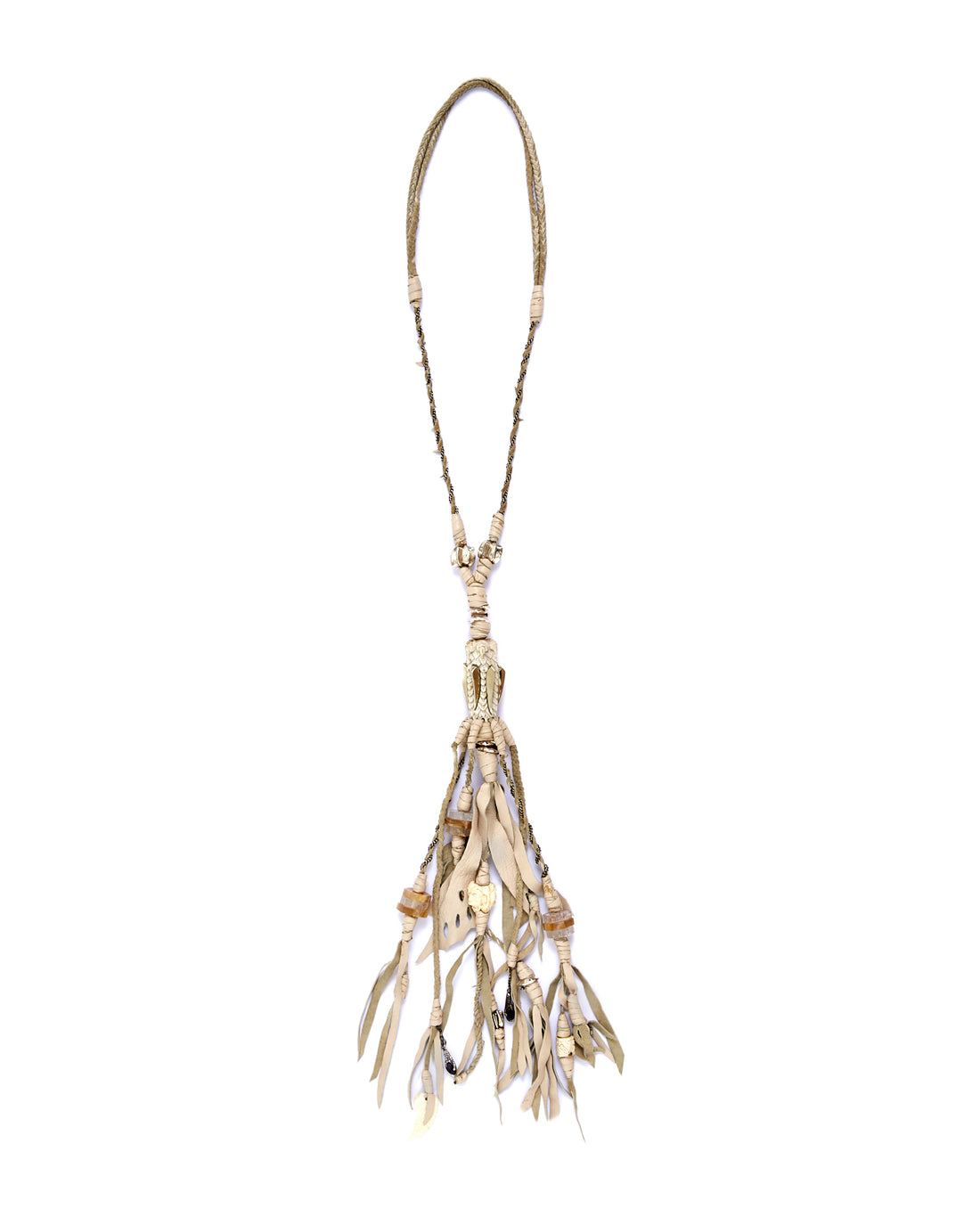 UNGLE SHELTER Neckpiece | Horn & Silver Statement Jewelry | KD2024 LSD